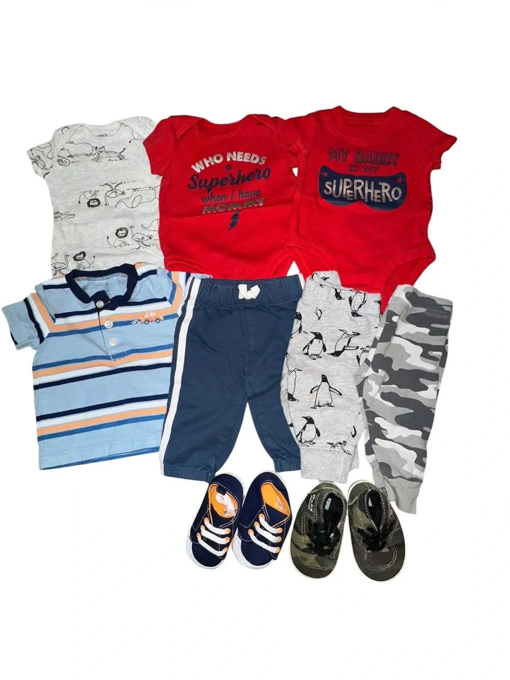 Carters baby boy lot. Size 3m